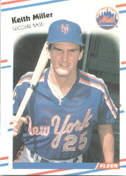 1988 Fleer Baseball Cards      144     Keith Miller RC